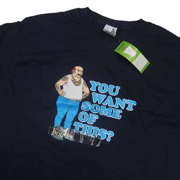 Vintage NWT Adult Swim Aqua Teen Hunger Force Carl Graphic T Shirt - Picture 2 of 6